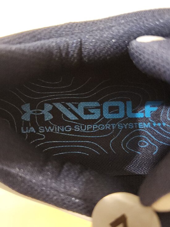 Under Armour Drive Pro Spikeless Golf Shoes Grey Navy Men’s Size 7 US main image 6